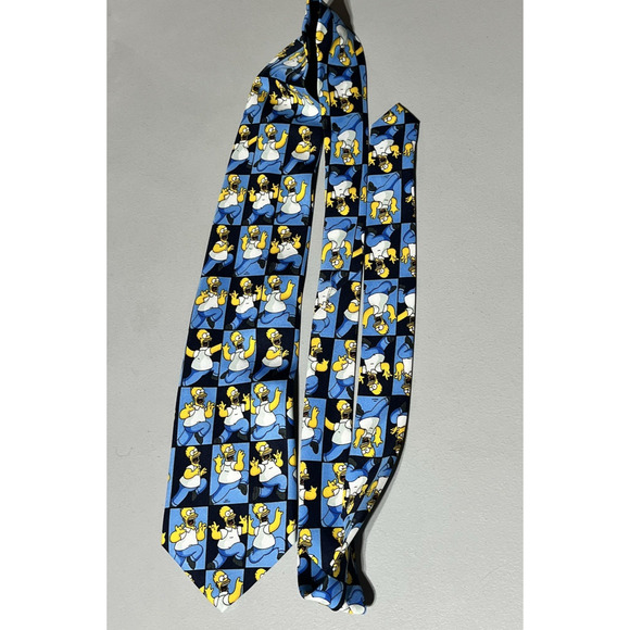 The Simpsons Bart Simpson Tie Cartoon Comic Mens Necktie - Picture 2 of 9